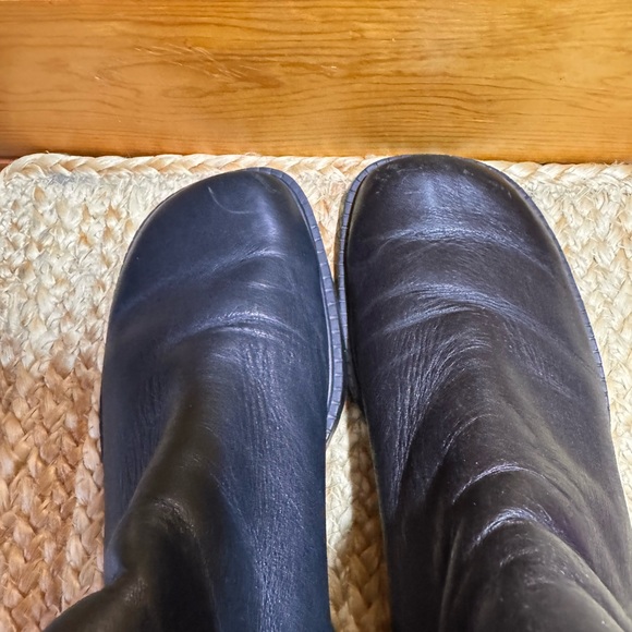 RARE Y2K Cherokee Black Leather Ankle Boots with Square Toe!!! - Picture 6 of 8